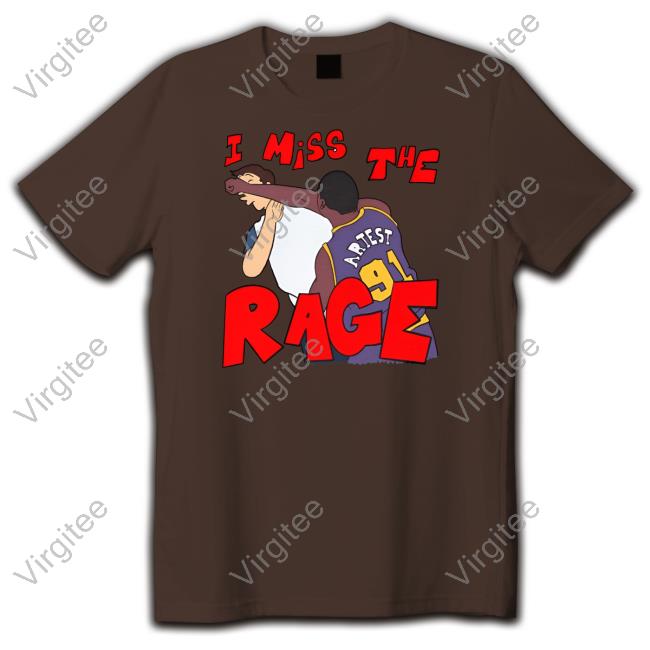 Official “I Miss The Rage” Ron Artest Malice At The Palace Hooded Sweatshirt Lucca International Store
